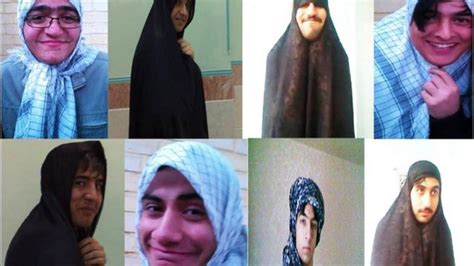 Bbctrending Why Are Men Wearing The Hijab In Iran Bbc News
