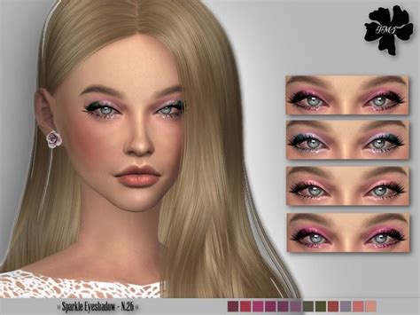 Sparkle Eyeshadow N26 Contains 12 Colors Found In Tsr Category Sims
