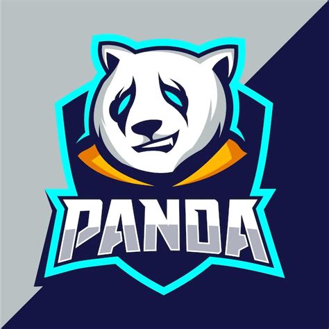 Premium Vector Panda Mascot Esport Logo Design