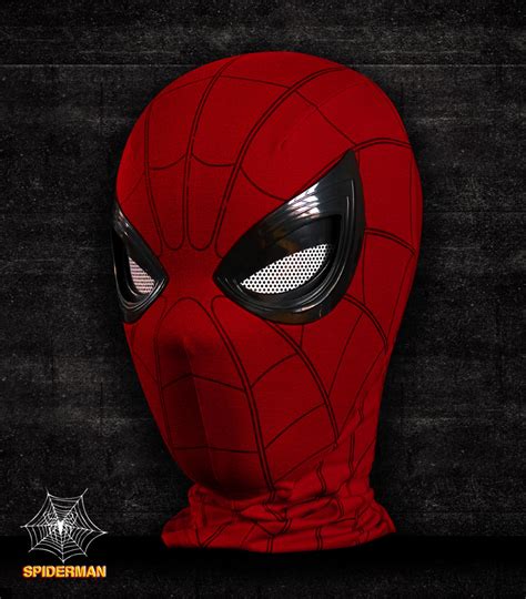 Spider Man Electric Mask Blink Electric Helmet Blink Induction Cosplay