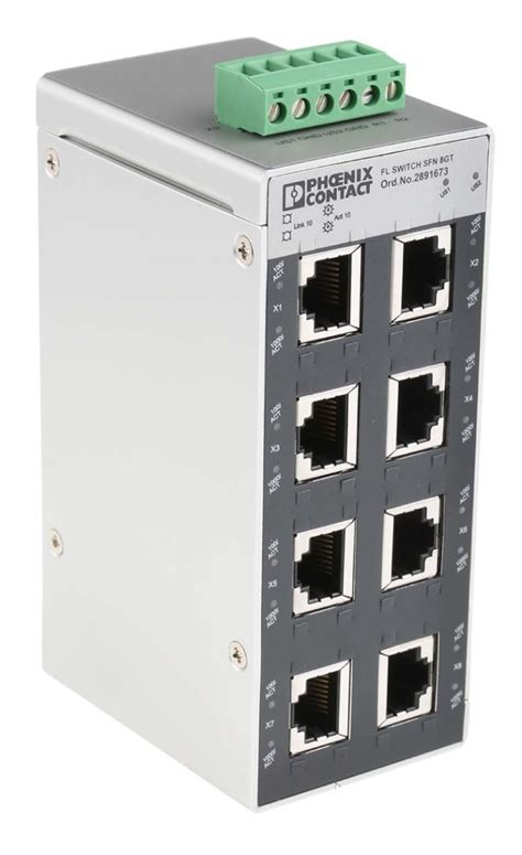 2891673 Phoenix Contact Phoenix Contact Ethernet Switch 8 Rj45 Port