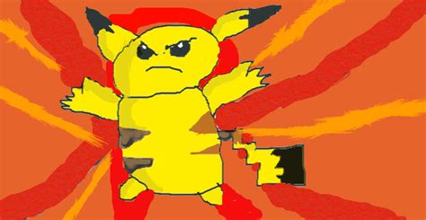 Evil Pikachu By Nin 0 On Deviantart