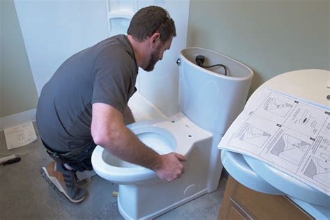 How To Mount A Toilet On A Concrete Floor Tutorial Pics