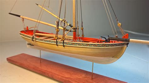 18th Century Longboat Wooden Model Ship Kit 148 Scale 1457