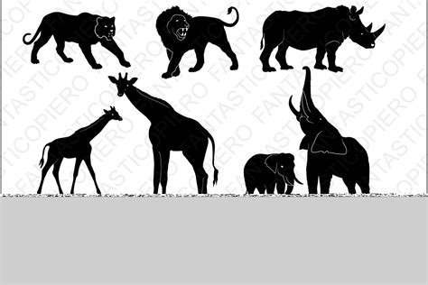 Wild Animals Svg Files For Silhouette And Cricut