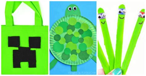 25 Groovy Green Crafts For Preschoolers