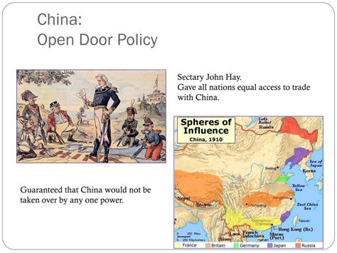The impact of such an open door policy would be to put all of the imperial nations on an equal footing and minimize the power of those nations with existing the u.s. PPT - U.S. History PowerPoint Presentation, free download ...
