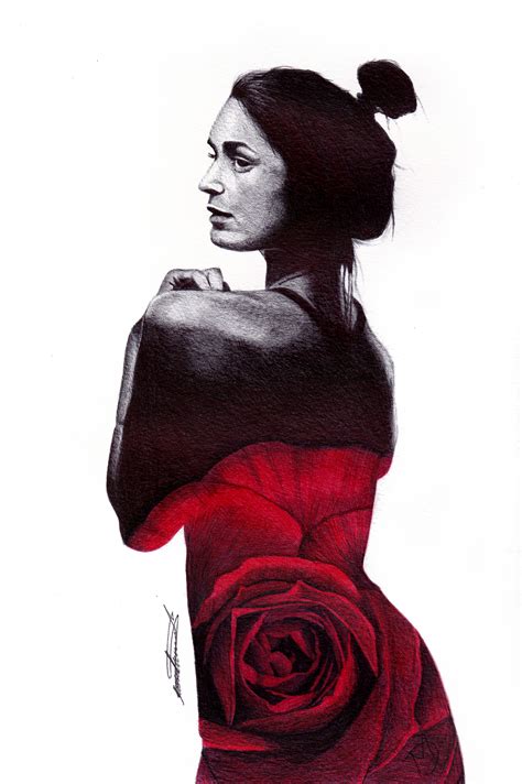 Fan Art Yasmin Pen Drawing Behance