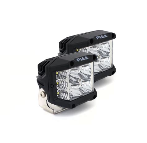 Piaa 4 5600k 12v 24w Quad Edge Led Cube Wide Driving Lights Kit Ece