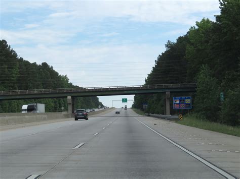 Georgia Interstate 85 Northbound Cross Country Roads