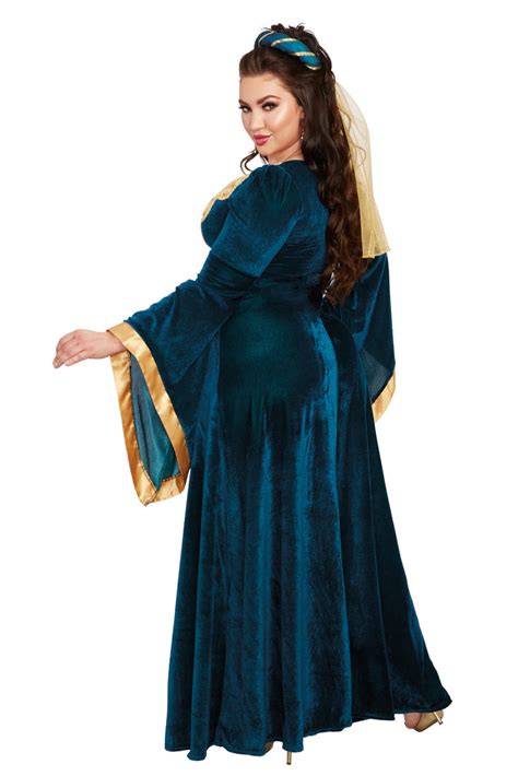 Buy Cheap And Hot Online Dreamgirl Plus Size Medieval Maiden Costume In Sexy