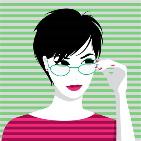 Best Women Wearing Glasses Illustrations Royalty Free Vector Graphics And Clip Art Istock