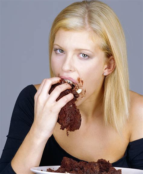 Woman Eating Cake Photograph By Jason Kelvinscience Photo Libray Fine Art America