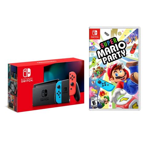 Consola Nintendo Switch 11 Neon Juego Switch Super Mario Party