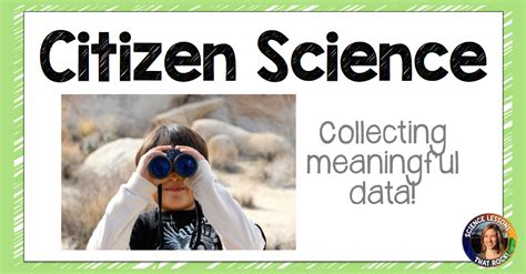 Citizen Science Projects Science Lessons That Rock