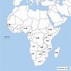 StepMap - Schwarzafrika Länder - Landkarte für Afrika