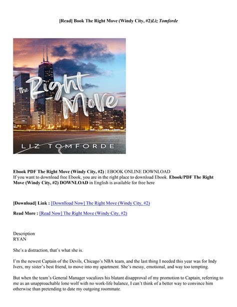 Pdf The Right Move Windy City 2 Liz Tomforde By Zeacarolla Issuu