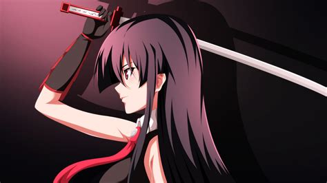 Akame Colored By Otakuking69 On Deviantart