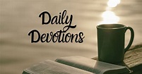 Daily Devotions | Christian Life and Work | St. Columba's Anglican ...