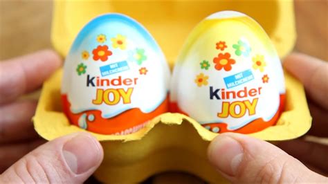 Kinder Joy Surprise Two Eggs - Two Surprise Toys - Video ...