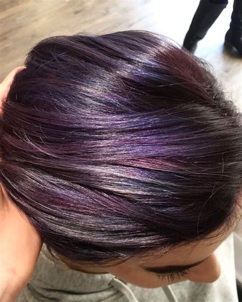 Deep Purple Hair Purple Hair Deep Purple Hair Winter Hair Color