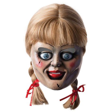 Annabelle Maske Mit Haar Annabelle Mask With Hair Carnival Store