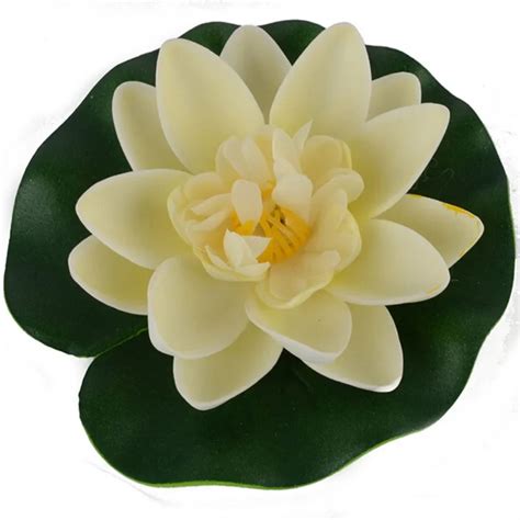 1pcs 10cm Decor Garden Artificial Fake Lotus Flower Foam Lotus Flowers