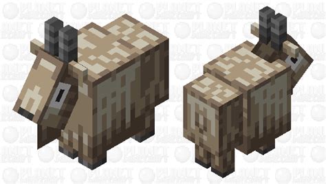 The Goat Old Mob Design From Biome Vote Minecraft Mob Skin