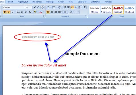 How To Add Running Headers Or Footers To A Ms Word Technical Document Technical Communication