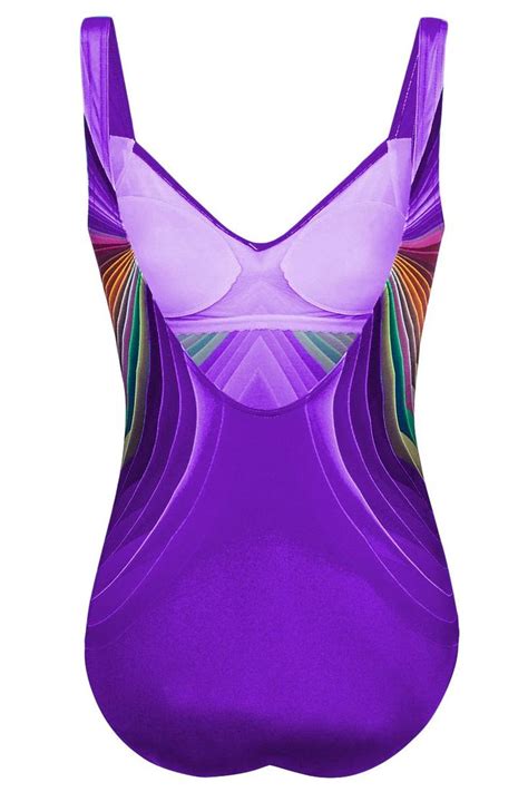 Purple Pattern 3d Maillot Sport Beach Swimsuit With 2449 In 2020