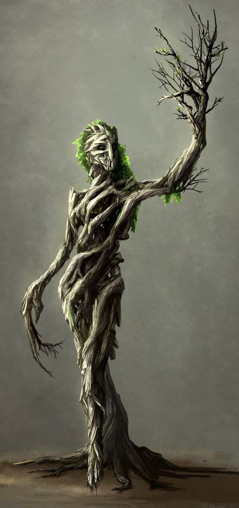 Dryadenchanted Forestearth Spirittree Spirit Mythical Creatures