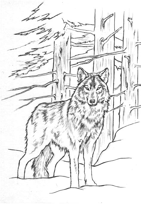 Coloriage Mini Loup ~ Coloring Pages