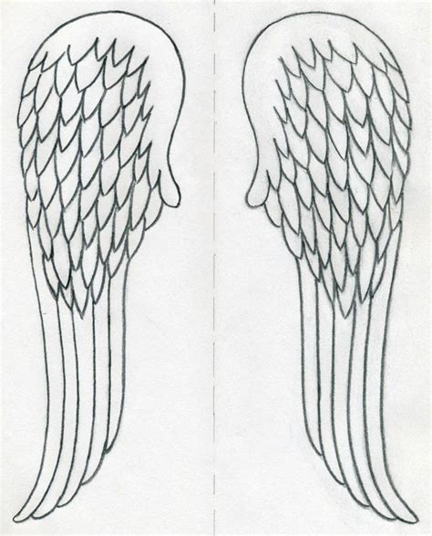 Make necessary improvements to finish. How To Draw Angel Wings Quickly In Few Easy Steps