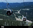 Grosser Arber, Berggipfel, Arberbergbahn, Gondelbahn, Seilbahn Stock ...