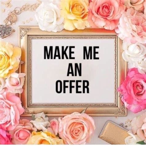 Make Me An Offer Poshmark Offer For Sale Sign