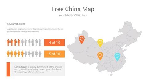 Download Free China Map Infographic Design For Presentations