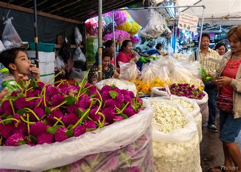 Pak Klong Talad Flower And Vegetable Market Bangkok