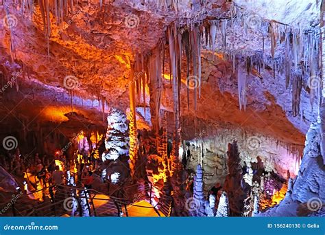 Avshalom Cave Also Known As Soreq Cave Israel Editorial Image Image