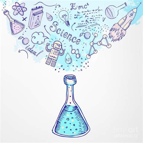Back To School Science Learning Symbols By Gorbash Varvara Chemistry