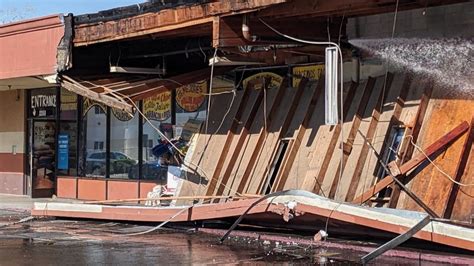 Catastrophic Failure Leads To Roof Collapse At Tracy Strip Mall