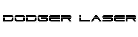 Dodger Laser Font