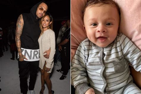 Chris Brown Poses With Ammika Harris And Son Aeko Newstrack Hindi 1