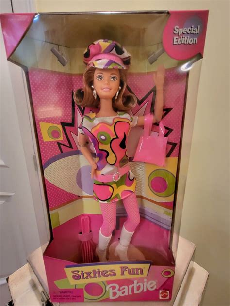 Vintage Sixties Fun Barbie Special Edition Fashion Doll Mattel 1997 17693 New Ebay