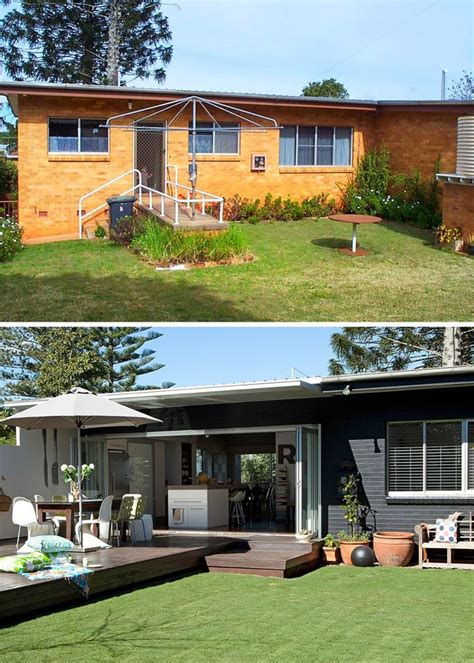 Before And After A Queensland Home Comes To Light Brick Exterior House