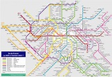 Paris subway map (Paris Metro) | Mapa Metro