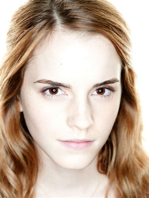 3748x5000 Emma Watson Redhead Actress Eyes Brown Eyes People