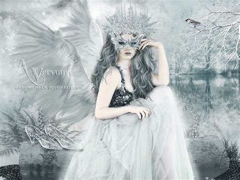 The Fairy Snow Angel By Annemaria48 D88cpnu Fairy Land Fairy Tales Pixie Winter Artwork