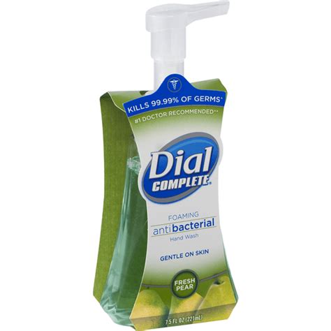 Dial Complete Foaming Antibacterial Hand Wash Fresh Pear Buehlers