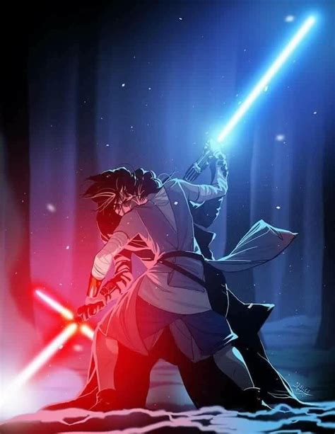 They had found a strong chemistry between these two characters and made a few memes out of this. Kylo Ren versus Rey (je n'ai pas l'auteur hélas) | Star ...