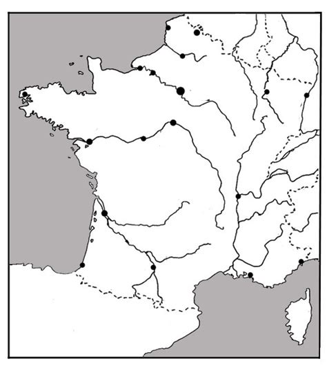 Carte france vierge villes » carte du monde carte du monde carte muette, fond de carte : France-Geo-03